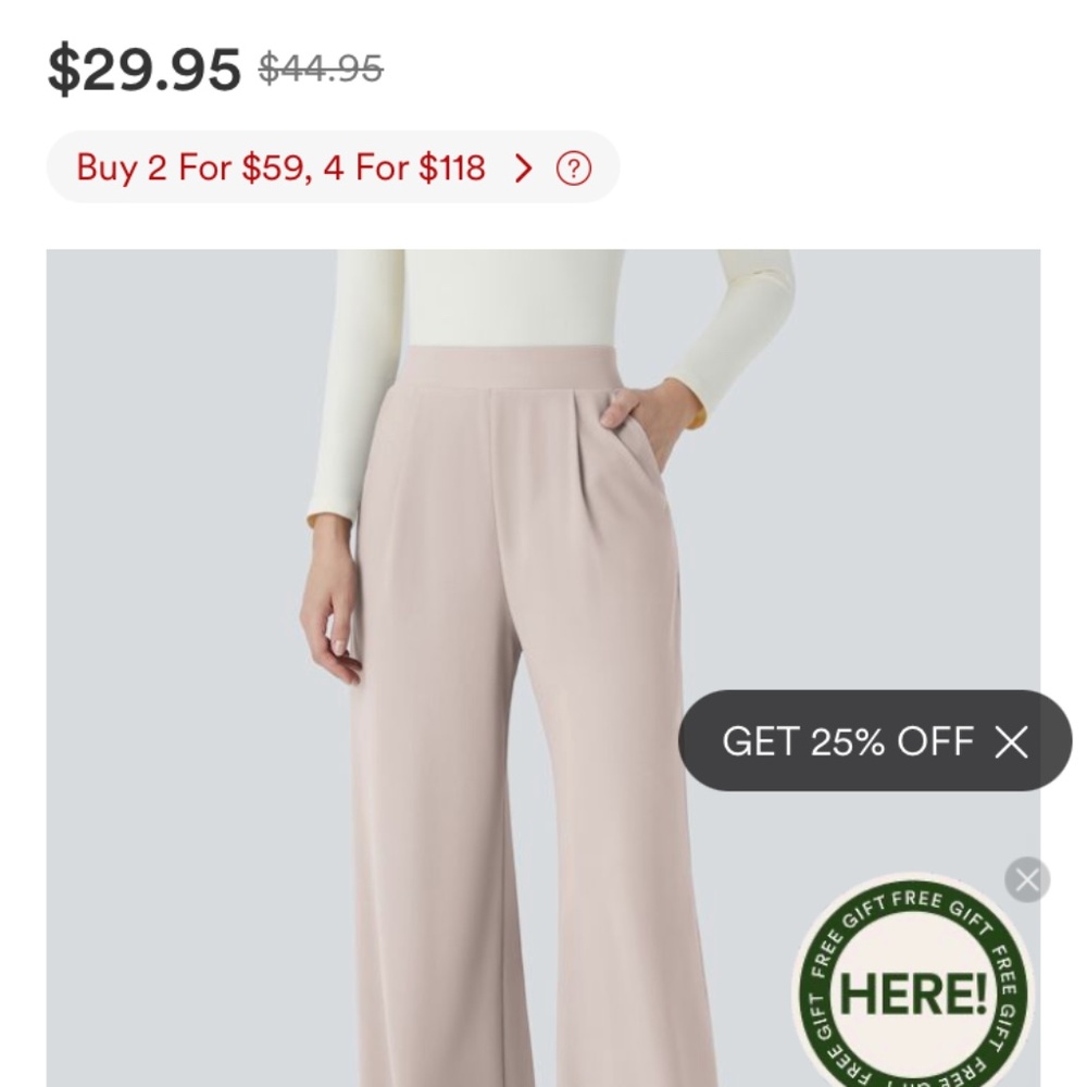 High Waisted Body Waist-slimming pocket, wide leg